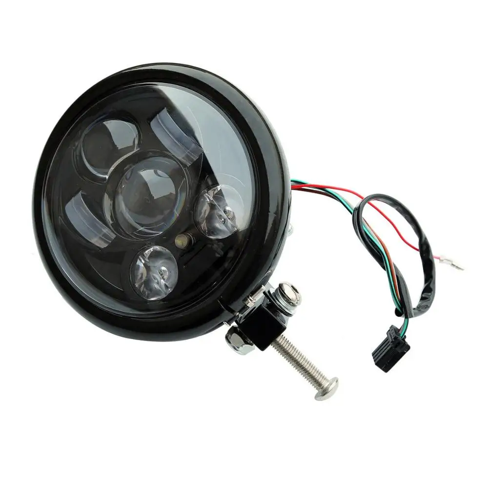 53/4" 5.75" Led Headlight Projector W/housing For Harley Xl1200x Dyna