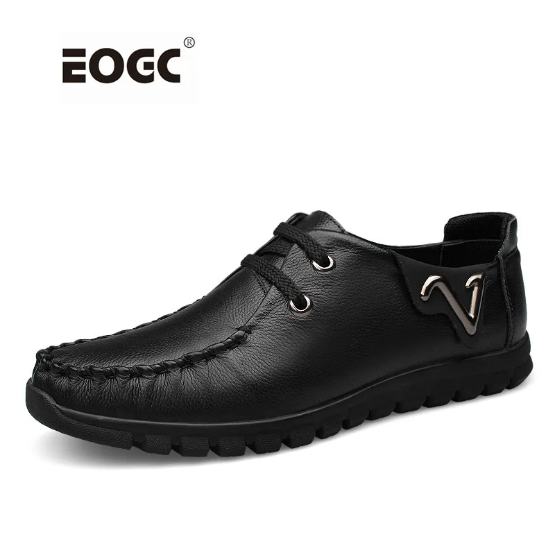 

Handmade men shoes 100% leather men flat shoes,Soft leather men loafers ,Plus size brand design casual men moccasin Dropshipping