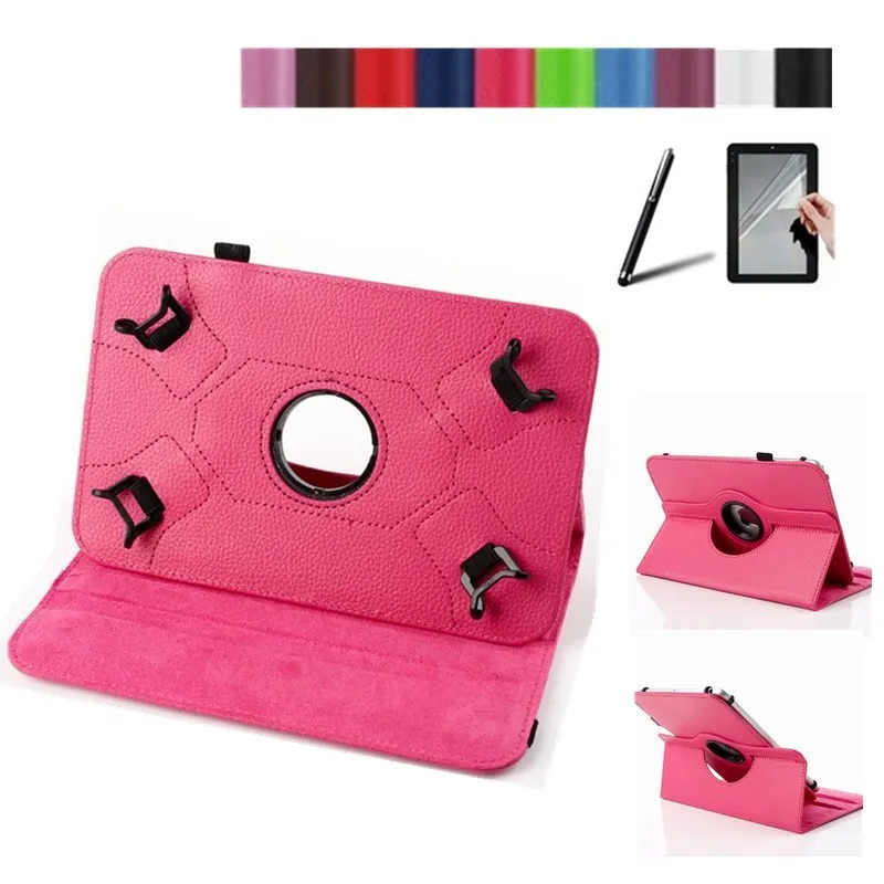 

For Lenovo TAB 2 A8-50/Tab 4 8 PLUS TB-8504 TB-8704 8 inch Tablet 360 Degree Rotating UNIVERSAL PU Leather Cover Case 2 GIFTS