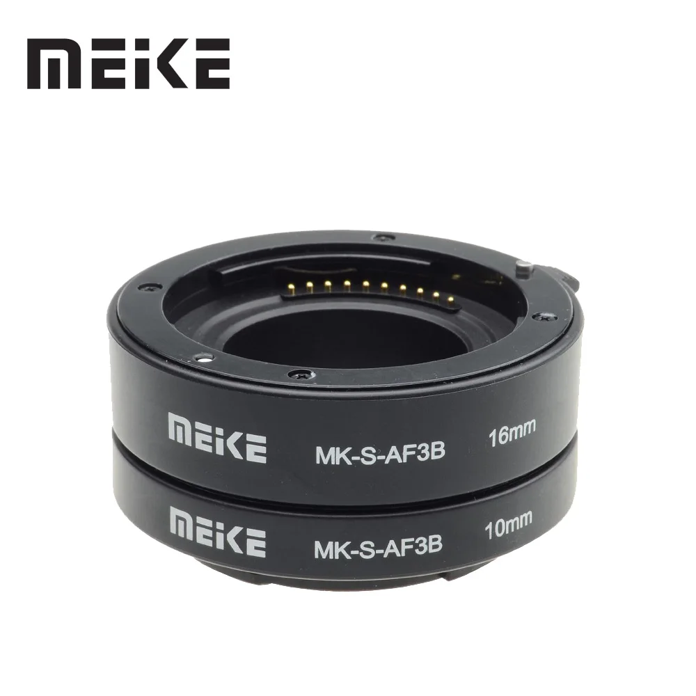 Meike Auto Focus Macro Extension Tube Ring for Sony E-Mount A6300 A6500 A6000 A7 A7SII NEX-7 NEX-6 NEX-5R NEX-3N NEX-F3 NEX-5N