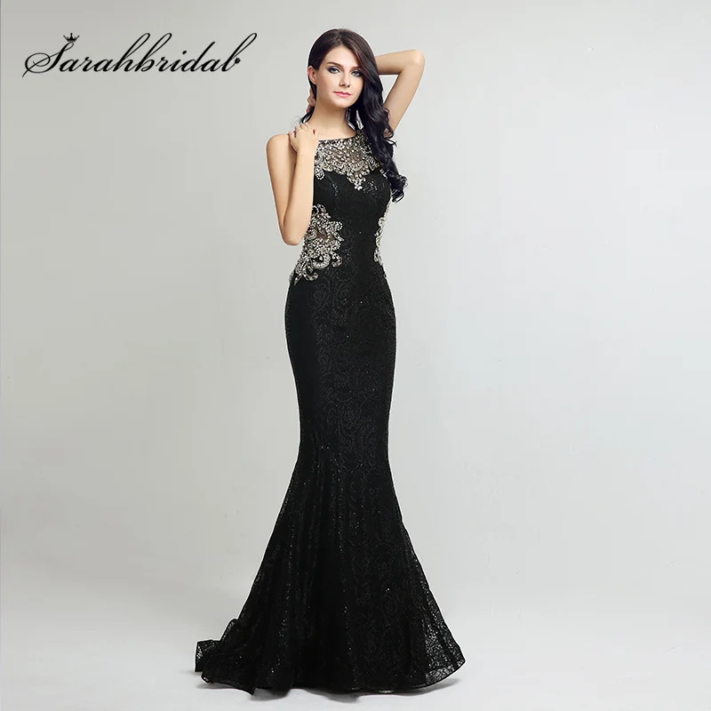 2018 Elegant Long Mermaid Prom Dresses Sequin With