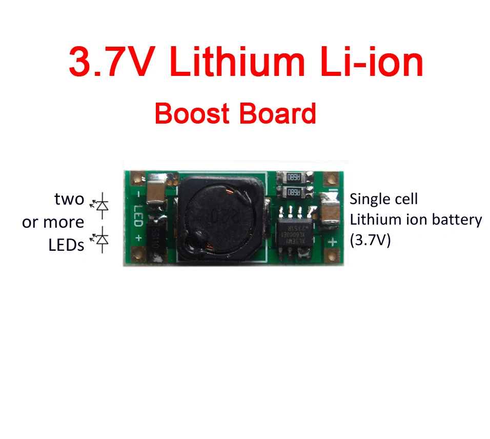

XL6003 3.7V Lithium Li-ion 18650 Battery Stepup Constant Current LED Driver Boost Board