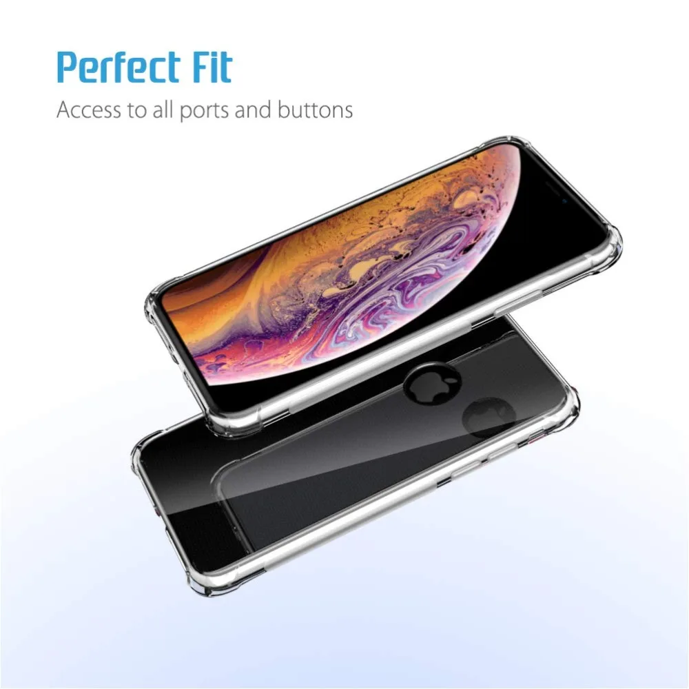 Ultra thin Clear Transparent TPU Silicone Case For iPhone X XS MAX XR 6 7 6S Plus Protect Rubber Phone Case sFor iPhone 8 7 Plus (6)