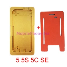 Ламинат Mechine прессформы для iPhone 5, 5S, 5C lcd и стекло позиционирования выравнивания прессования металла прессформы+ мат