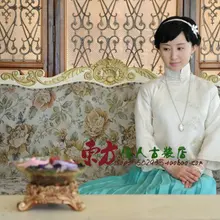 Новинка ТВ играть fenghuojiaren республиканский период Спящая красавица Костюм белый Скрытая вышивка костюм(топ+ юбка