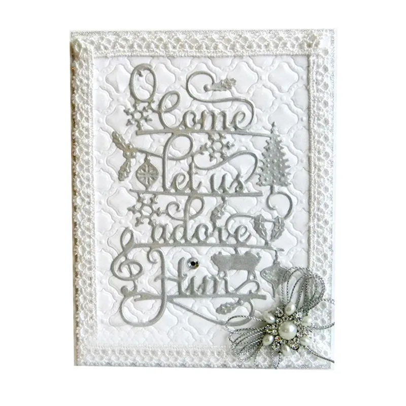 

YaMinSanNiO Frame Flower Dies Letter Metal Cutting Craft Decor Die Cut New 2019 Scrapbooking Card Making Embossing DIY Stencil