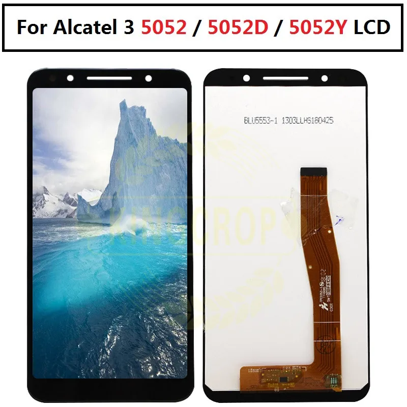 For Alcatel 3 5052 5052D 5052Y LCD display Touch screen digitizer assembly Free Shipping TOOLS | Мобильные телефоны и