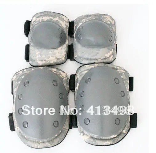 

Tactical knee and elbow protector pads set ACU free shipping