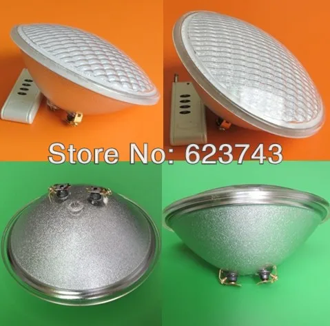 5 unids par56 RGB LED Piscina luz 24 W 351led fuente lámpara subacuática IP68 luz de la piscina ac12v + control remoto