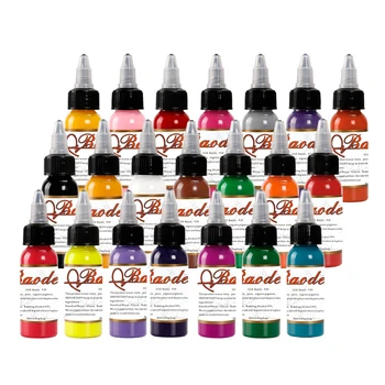 

21bottl Natural Plant Tattoo Pigment Permanent Makeup 30ML Bottle Tattoos Ink Pigment For Body Professional Beauty Art Supplies