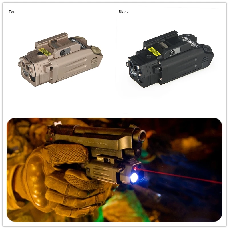 

DBAL-PL Tactical IR Laser/IR Light/Strobe/Red laser 400 Lum LED Flashlight Tactical Rifles Hunting Weaponlight laser bore sight