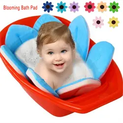 Банное Цветущая цветок лотоса плюшевые игрушки бане детская ванночка для новорожденных младенцев подушки ручной работы ребенка коврик