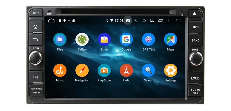 Discount 100*200 MM size car dvd player for toyota universal Rav4 Corolla Vios Hilux Land Cruiser car audio stereo built in wifi RDS 9