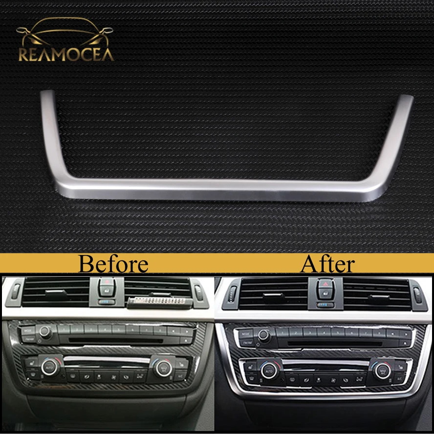 

Reamocea ABS Chrome Dashboard Console Cover Trim Decoration for BMW 3 4 Series F30 F31 F32 F34 F36 316 318 320 2013 2014 2015