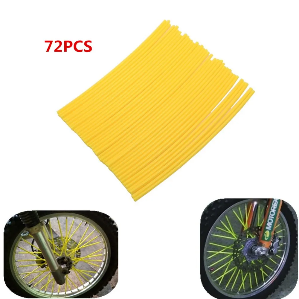 

Motorcycle Wheel Spoke Wraps Cover For KTM SX SXF EXC XC EXC-F 125 250 350 400 450 525 MX TMAX 530 500 KAWASAKI KX CRF RMZ KXF