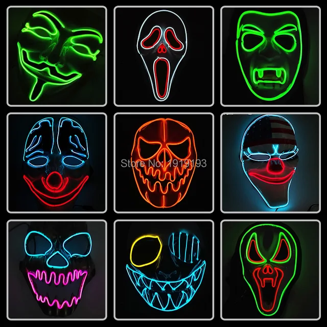 Aliexpress Com Buy Hot Sales 20 Type Glowing El Wire