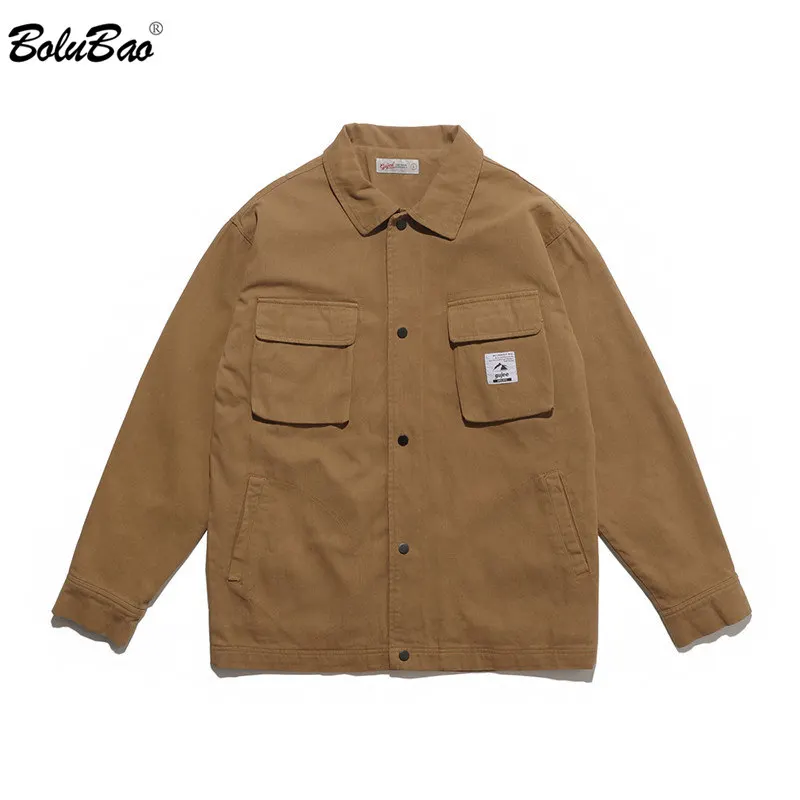

BOLUBAO Men's Jackets Retro Style High Quality Street Clothing Men Jacket Casual Trend Male lapel Jackets Coats