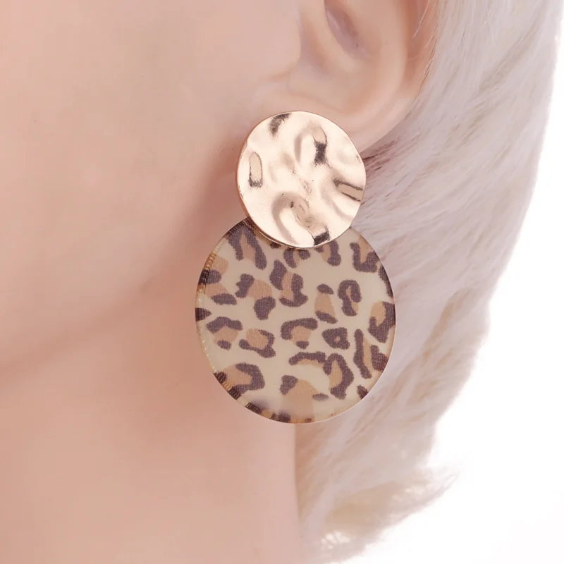 Sehuoran Boho Oorbellen Resin Big Drop Earrings For Women Gold Bohemian Earrings Fashion Jewelry Statement Pendienres Gifts (4)