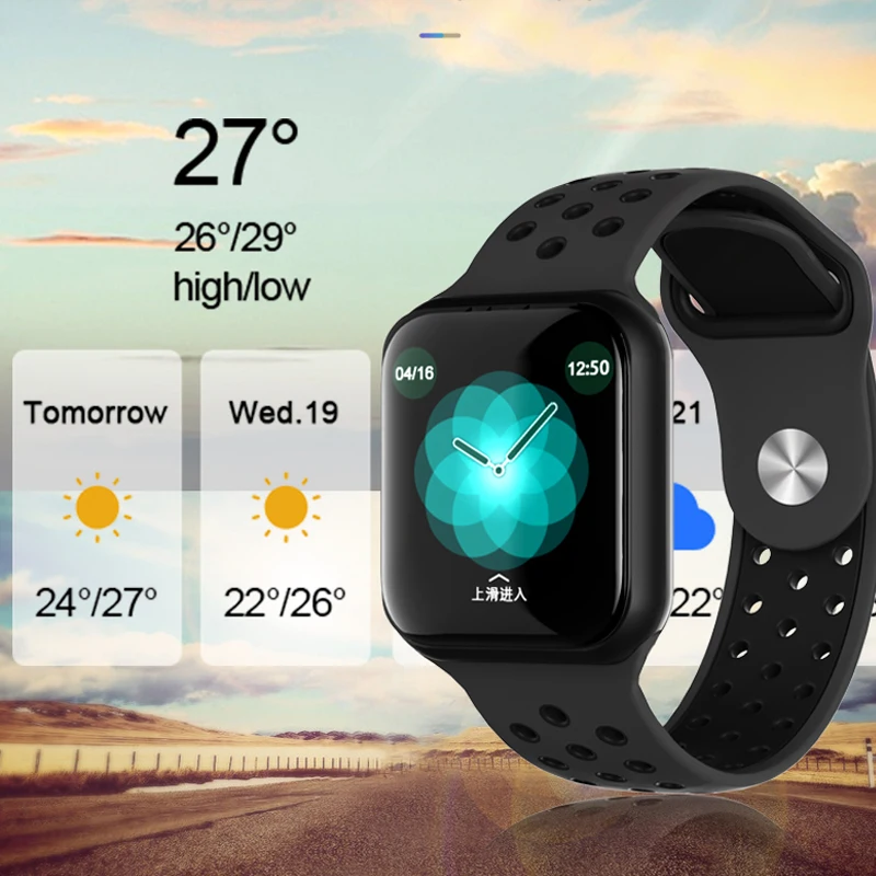 Новейший F8 Bluetooth Смарт часы монитор сердечного ритма Смарт-браслет экран шаги расстояние калории спортивные наручные часы