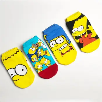 

Jhouson 1 pair Hot Sale Summer Cute Women's Cartoon Cute Funny Cotton Ankle Socks Ladies Novelty Boat Socks
