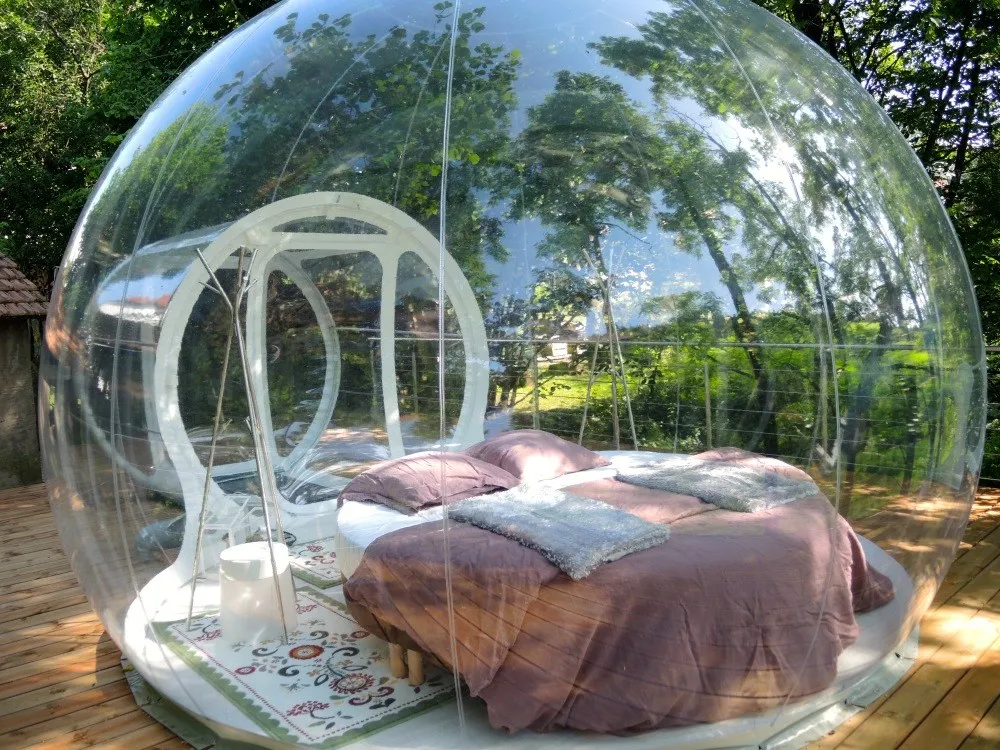 E bubble tent