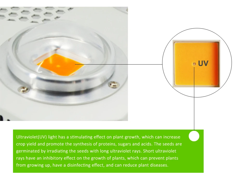 X6-plus УДАРА светодиодный светать полный спектр 300 W 3500 K + UV = ГЭС растет лампы для светильник для выращивания растений в помещении Овощной