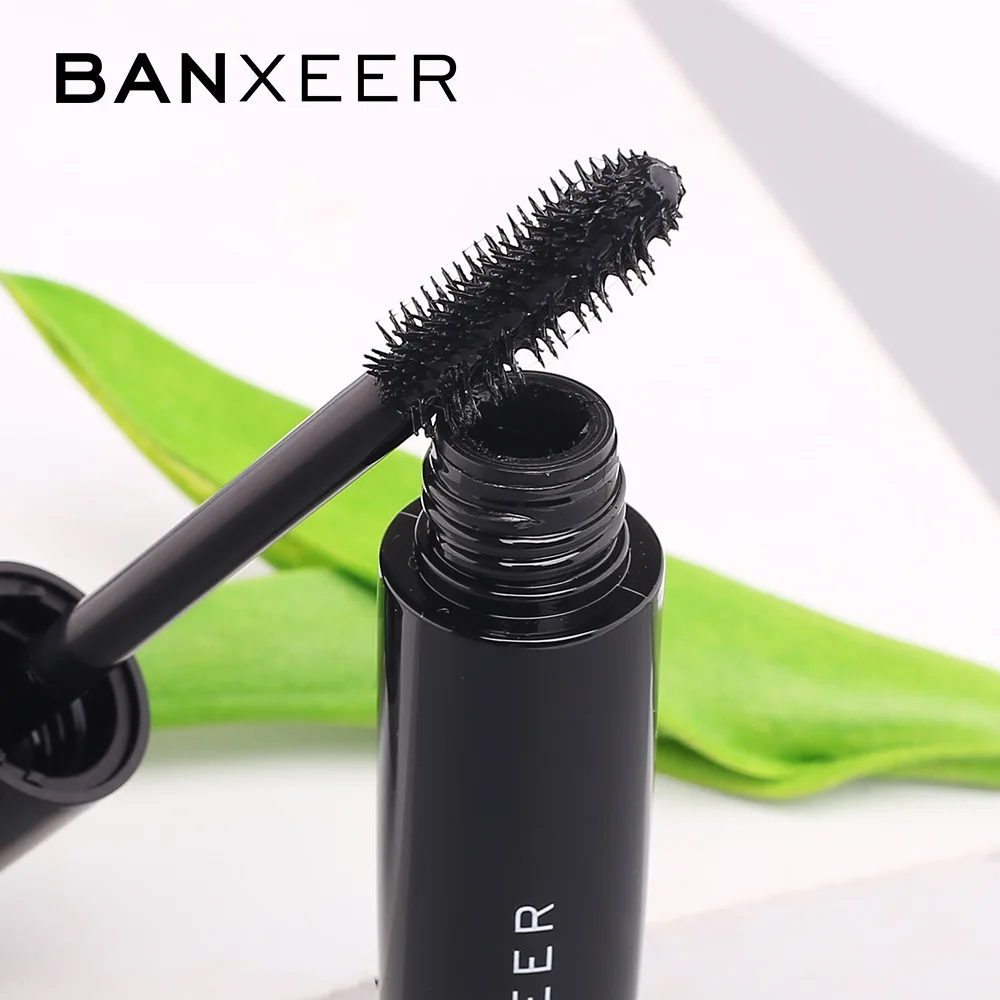 BANXEER 4D шелк тушь для ресниц водостойкий Rimel 3d тушь для ресниц для наращивания черный утолщающие удлинение ресницы макияж