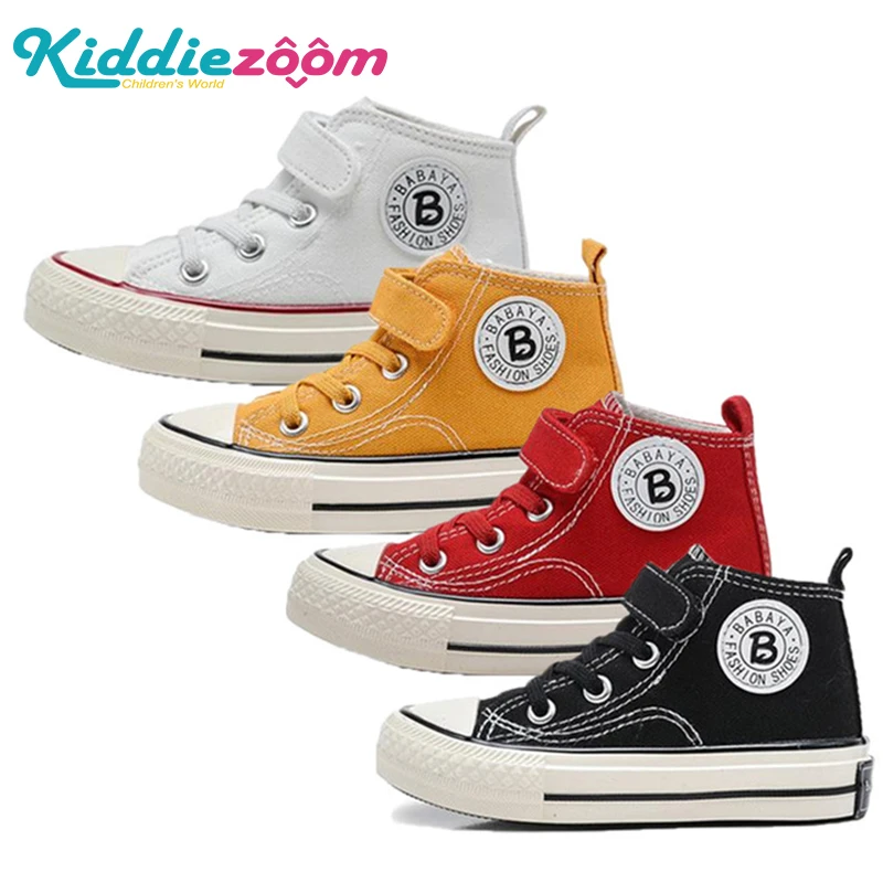 

2019 Kids Canvas Shoes For Girls Boys Sneakers Jeans Children Breathable Shoes Running Sport Baby Solid Color For 3T-15T Child
