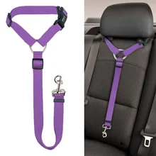 Ceinture de sécurité pour animaux de compagnie, accessoire de voyage universel et pratique pour chien, chat, réglable