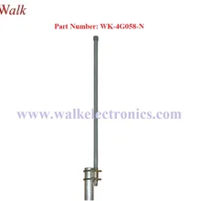 Высокое Усиление полюс крепление 4 г LTE стекло волоконная антенна N Мужской lte 4 г волокно антенна на стекло