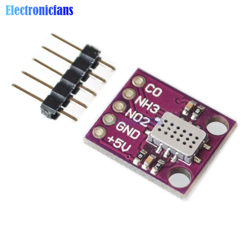 1 шт. MICS-6814 детектор качества газа и воздуха Угарный газ CO VOC NO2 NH3 Азот кислородный газовый датчик Модуль