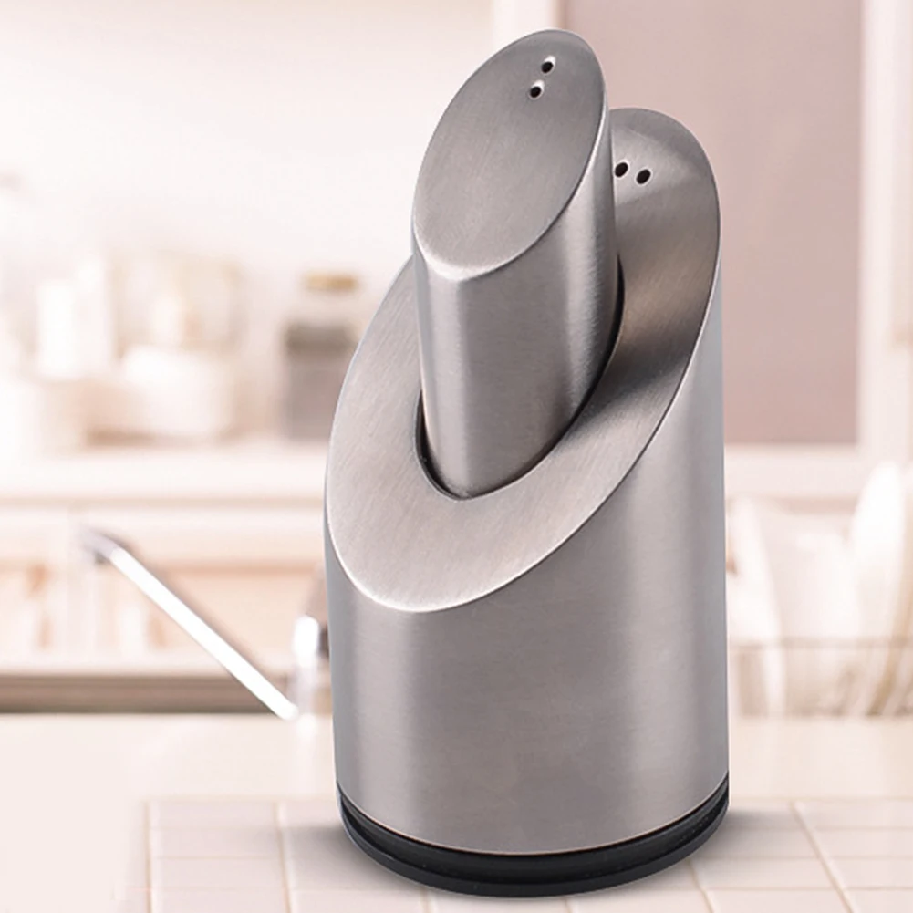 

Tool Stainless Steel 2 In 1 Smooth Bottle Storage Detachable Safe Home Kitchen Seasoning Salt Condiment Spice Jar Pepper