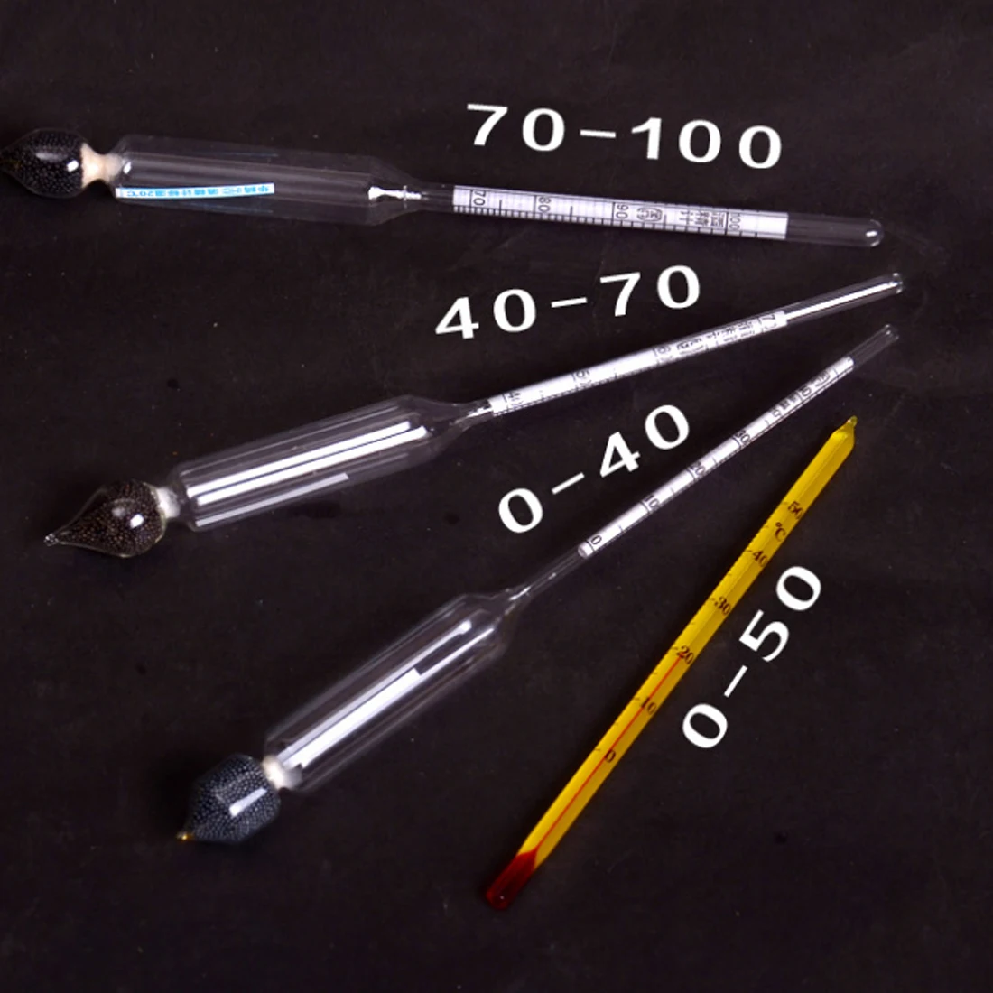 3 шт. 0- Ареометр спиртометр тестер набор спирта измеритель концентрации+ термометр