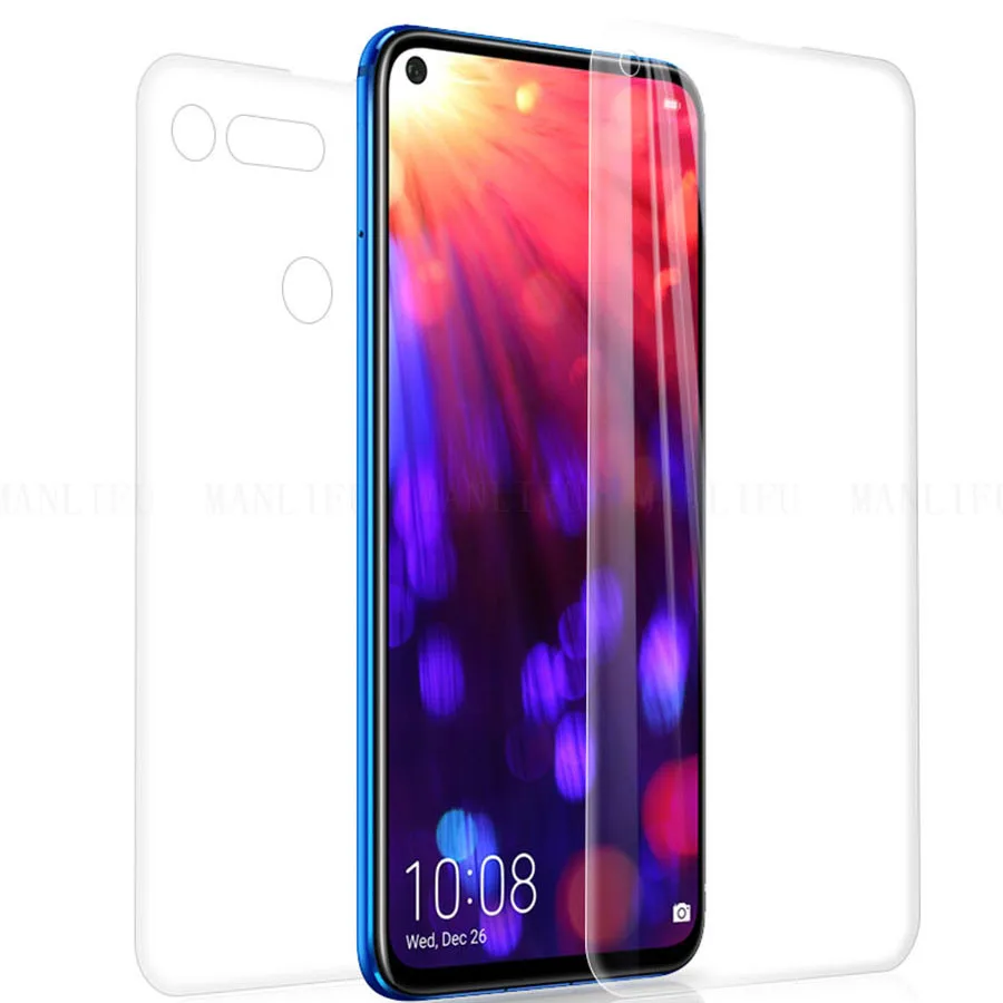 3D мягкая силиконовая ТПУ Прозрачная пленка для Huawei Honor View 20 V20 Защитная экрана