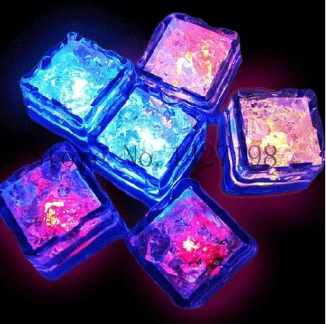 480 Pcs Lot Warna Warni Persegi Romantis Dipimpin Es Batu Es Balok Cahaya Kristal Up Air Saklar Sensor Pasokan Pesta Pernikahan Pernikahan Aliexpress