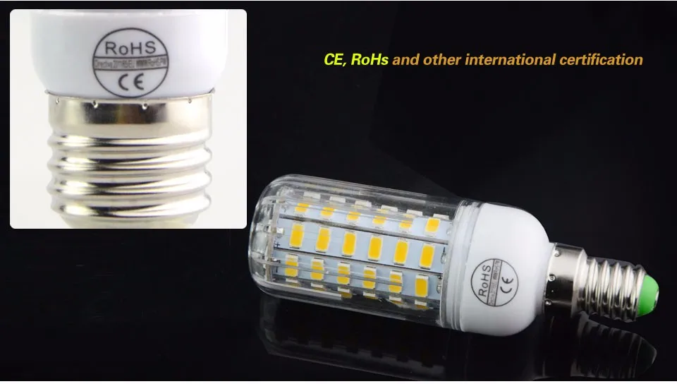 Высокая Мощность E14 5730SMD серия CFL10W-35 W Светодиодный прожектор 24-89Leds лампа больше яркости чем 2835/3014/5630/5050SMD1PCS