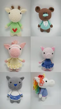 

crochet toys amigurumi girls doll number WS0083