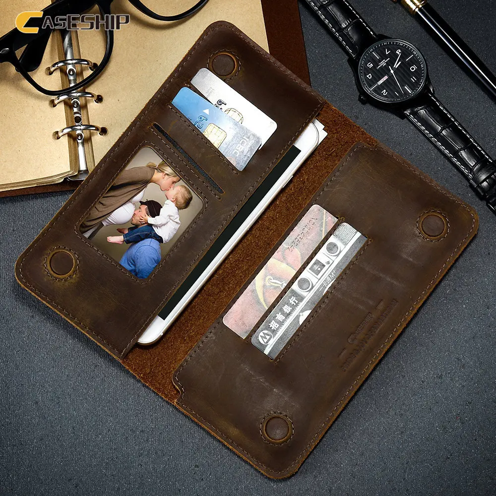 imágenes para CASESHIP Funda de piel para iPhone 6 6 s 7 Plus Teléfono Bolsa Retro Genuino Bolsa de cuero para Samsung Caja Del Teléfono S8 s8 Más J5 J7 A5 A7 imágenes para CASESHIP Funda de piel para iPhone 6 6 s 7 Plus Teléfono Bolsa Retro Genuino Bolsa de cuero para Samsung Caja Del Teléfono S8 s8 Más J5 J7 A5 A7