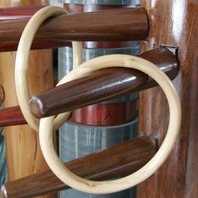 

Wing Chun Ip Man Chi Sau Sticky Hand Strength Training Ring Natural Wood Rattan Ring Tsun Siu Lum sticky hands Jook wan