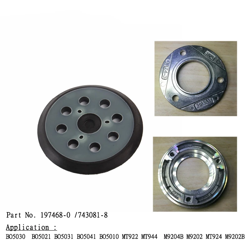 

8 Hole Basis,Gasket, bearing pedestal for Orbit Sander replacement for Makita 743081-8 BO5030 BO5031 BO5041 BO5010 MT922 MT944