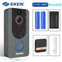 Best Offers EKEN V7 1080P Smart WiFi Video Doorbell Camera Visual Intercom with Chime IP Door Bell Wireless Home Security Camera Best Offers EKEN V7 1080P Smart WiFi Video Doorbell Camera Visual Intercom with Chime IP Door Bell Wireless Home Security Camera