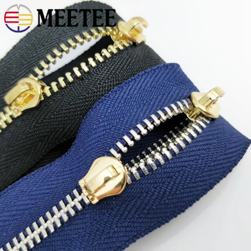 

2Meter Meetee 3# Metal Zipper Without Slider Double Pull for Clothing Wallet Handbag Backpack DIY Handmade Sew Accessories ZA202