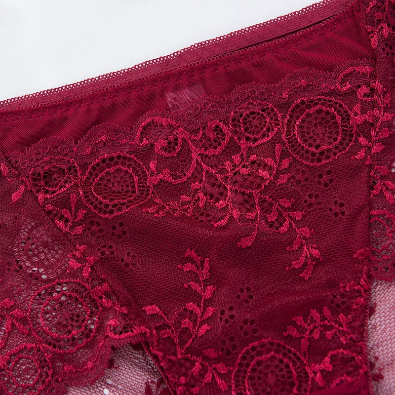 Murushe Sexy Underwear Panties Female Transparent Lace Sliming Brief Ladies Girls Intimates Lingerie Summer Mutandine Donna (12)