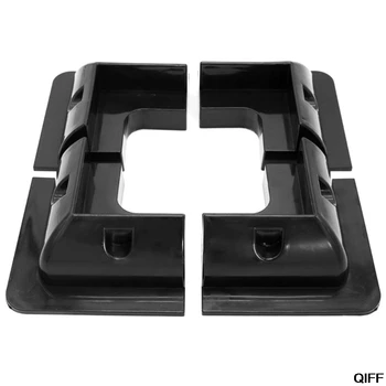

4Pcs ABS Edges Solar Panel Mounting Brackets Black White Corner Set Kit For Yacht/Solar Panel May06