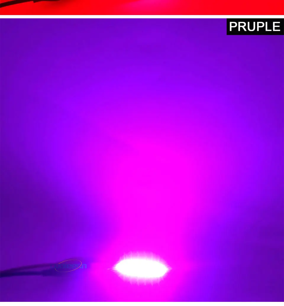 60x15MM 2W COB Chip LED Light Lamp 12V White Yellow Blue Red Green Pink Purple Color LED Bulb for Car Lighting 60mm COB Board (16)