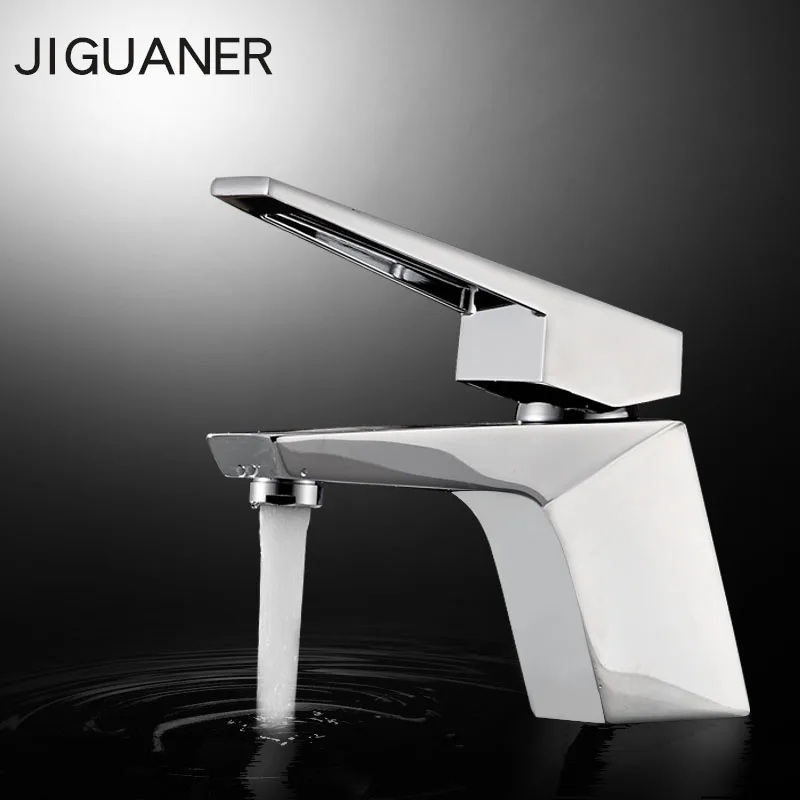 JIGUANER высокое качество холодной и горячей Ванная комната Ванна смеситель Одной