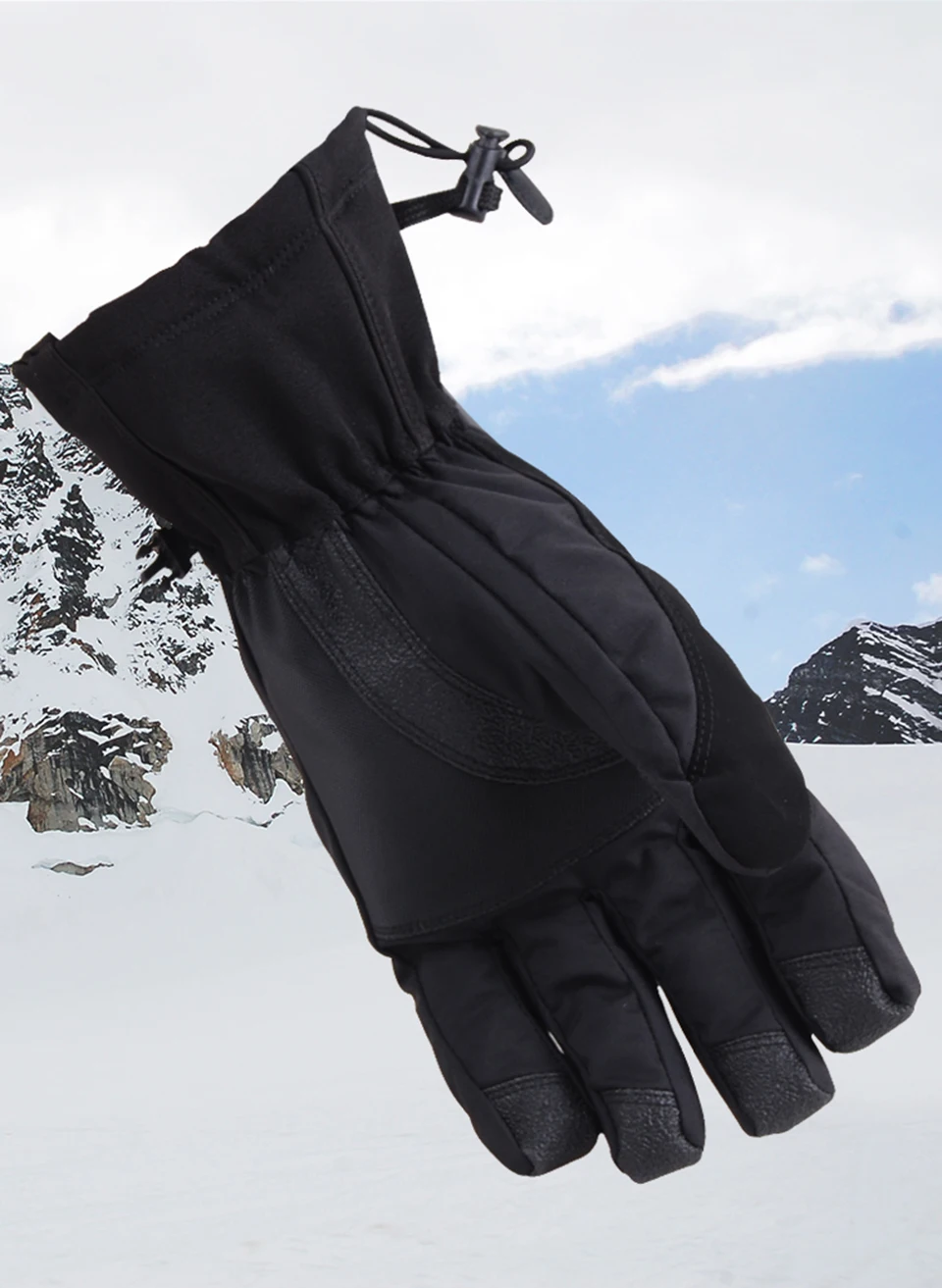 GOBYGO унисекс лыжные перчатки флисовые перчатки для сноуборда Зимние перчатки для верховой езды ветрозащитные водонепроницаемые зимние перчатки