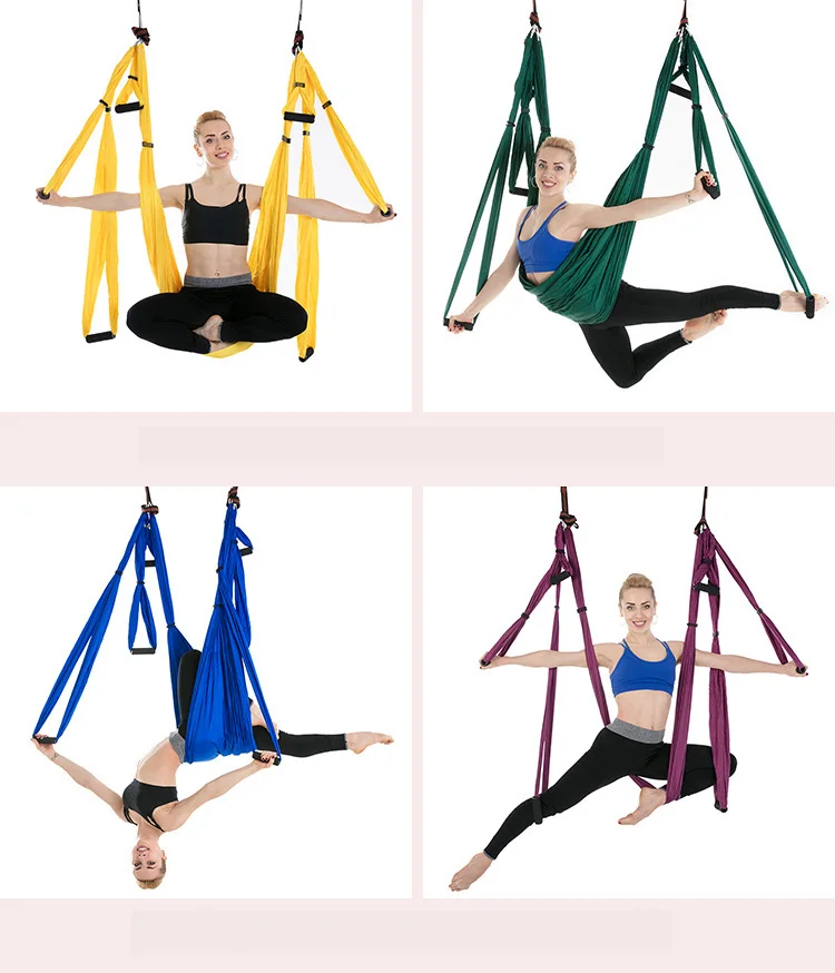 Anti-gravity Aerial Yoga Hammock Set Yoga Belt Flying Yoga Hammock for Pilates Body Building Yoga Swing With HangingTray