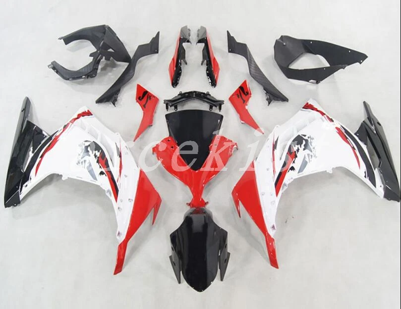 Abs Обтекатели комплект, пригодный для kawasaki EX300 2013 Ninja300 13 14 15 EX 300R комплект кузова на заказ классный стиль