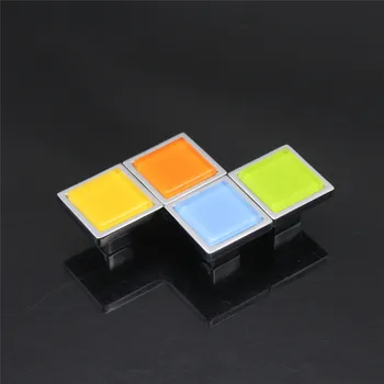 

10PCS 30MM colorful square Diamond Door Knobs Crystal Glass Cupboard Drawer Pull Kitchen Cabinet Door Wardrobe Handles Hardware